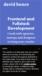 Mobile Screenshot of davidbunce.com
